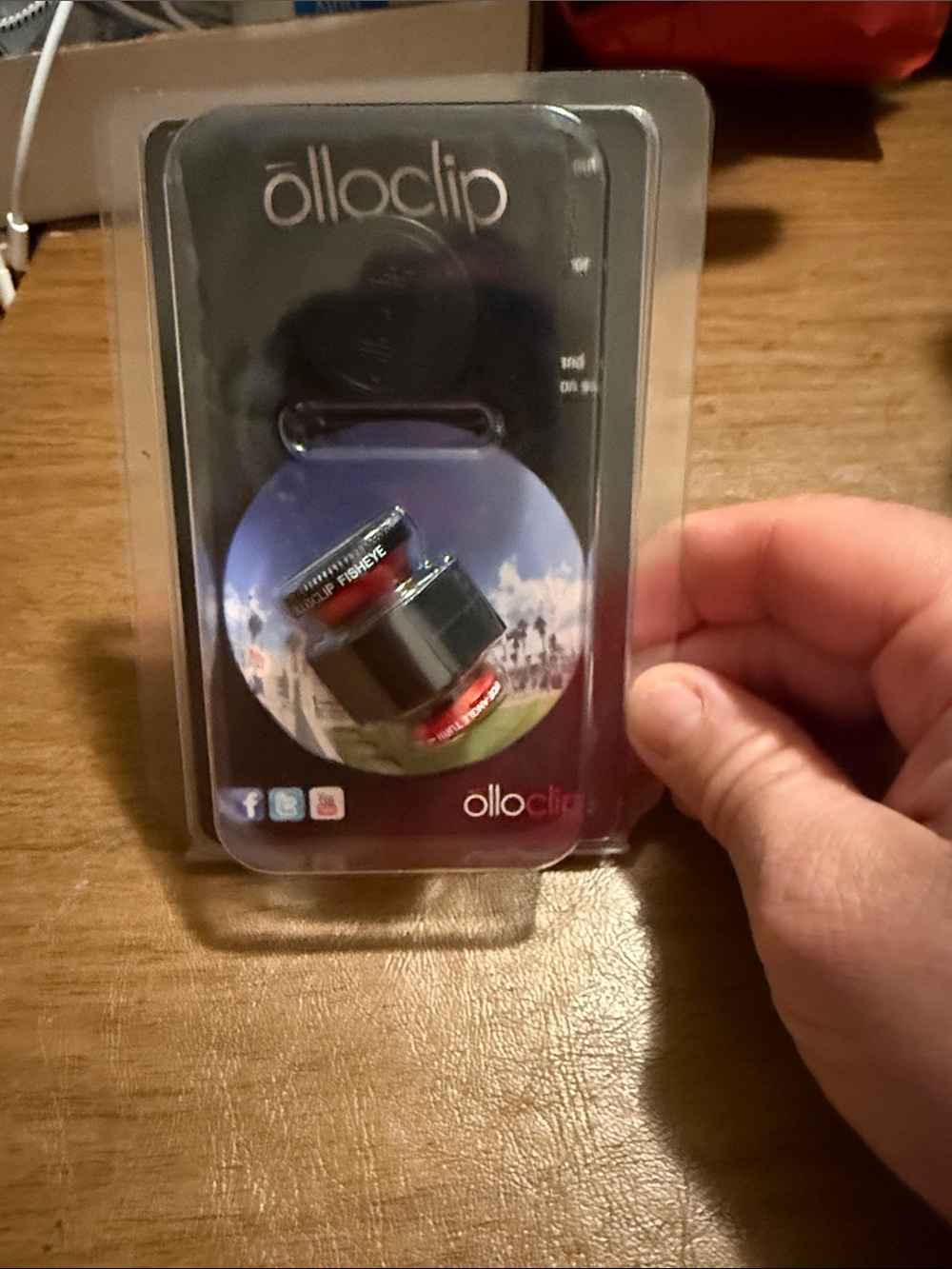 Mobile Camera Lens Accessory - Black/Red
